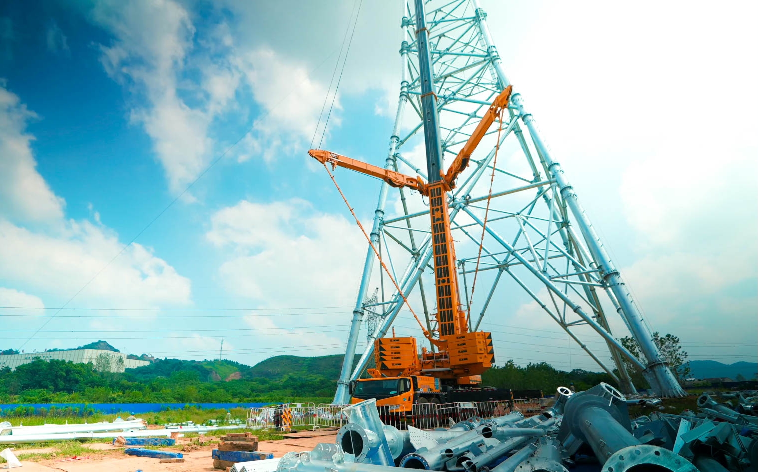 PA集团|中国官网
“百变金刚”XCA600L8助力湖北送变电工程项目