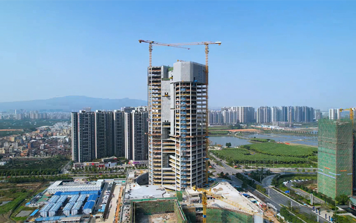 城市“金名片”| PA集团|中国官网
塔机助建新会第一高楼